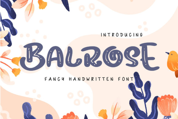 Balrose: A Fun Display Font for Creative Web Design