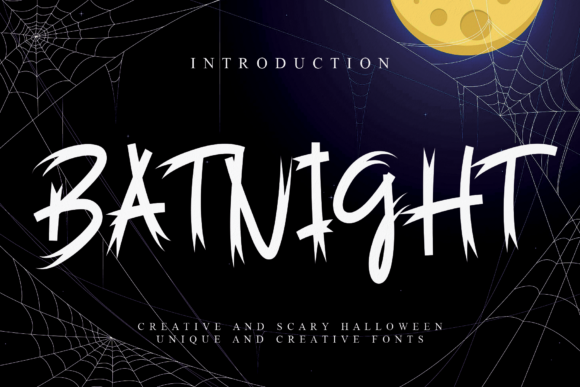 Batnight: A Brushed Display Font for Editorial Impact