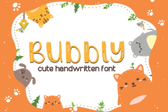 Bubbly Cute Font for Web Design