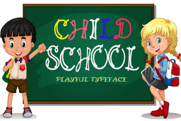 Child School: A Bold Display Font