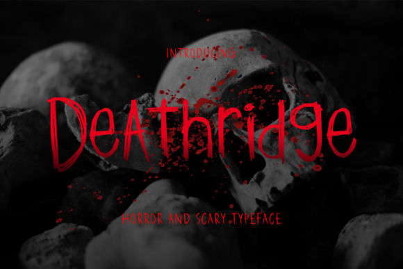 Deathridge: A Bold, Unapologetic Display Font