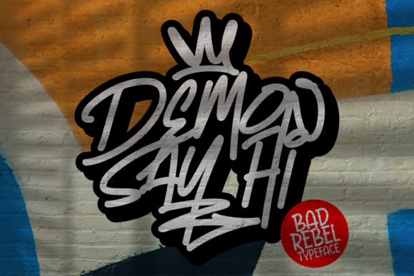 Demon Say Hi: A Bold, Playful Display Font Worth Your Design Time