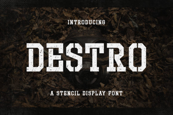 Destro: A Bold Display Font That Commands Attention