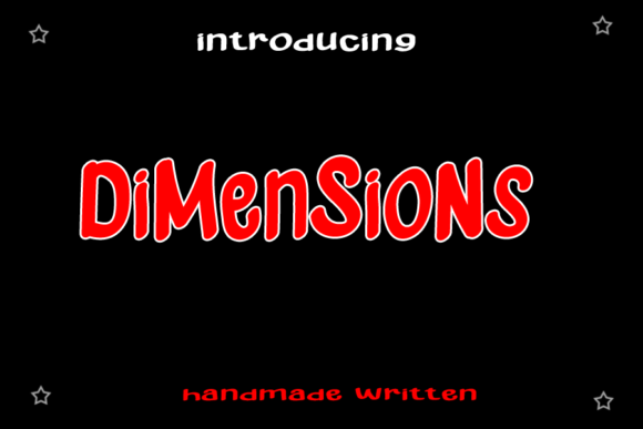 Dimensions: A Display Font That Makes Your Message Pop