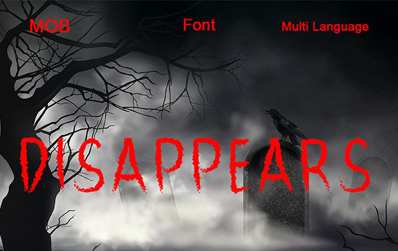 Disappears: A Display Font That Commands Attention