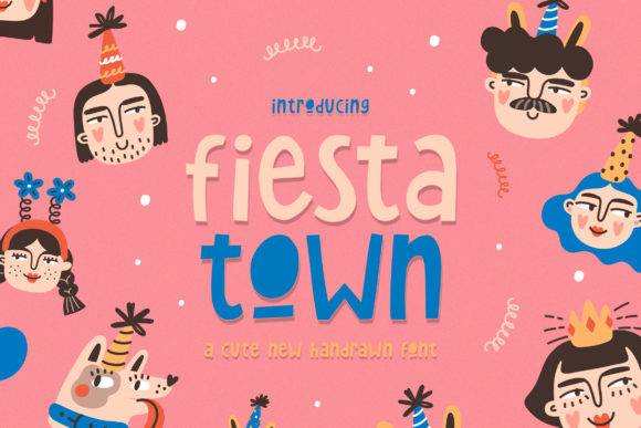 Fiesta Town Display Font for Handmade Creators