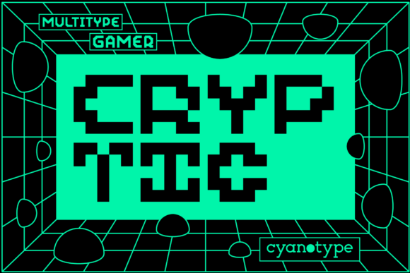 Gamer Cryptic: A Pixel-Driven Display Font for Bold Digital Identity