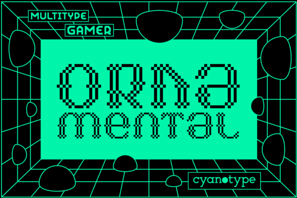 Gamer Ornamental: A Pixel-Perfect Display Font for Crafters