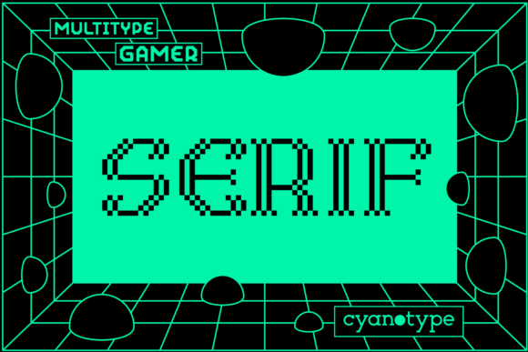 Gamer Serif: A Pixel-Playful Display Typeface for Editorial Charm