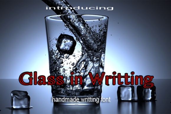 Glass in Writing: A Font That Shines