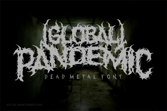 Global Pandemic Font for Web Design