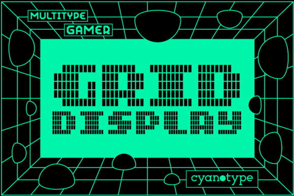 Grid: A Pixelated Display Font That Stands Out