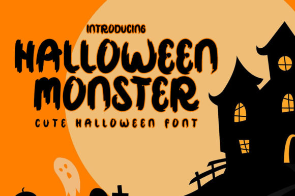 Halloween Monster: A Bold Display Font for Digital Branding