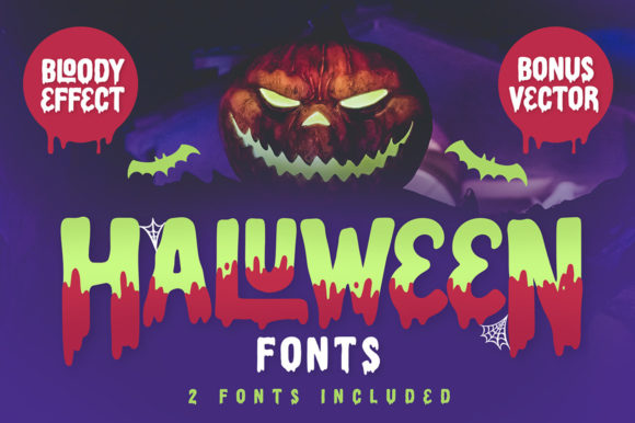 Haluween: A Display Font with Quiet Character