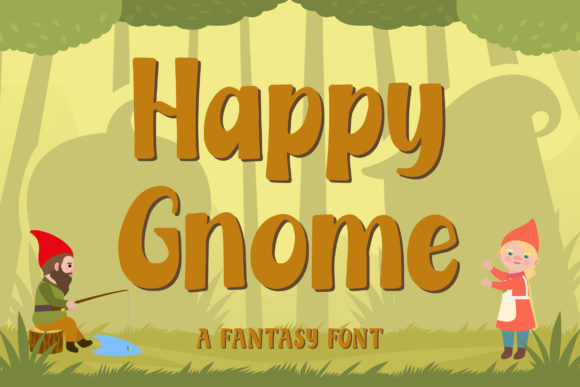 Happy Gnome: A Playful Display Font That Builds Brand Trust