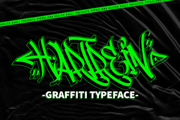 Hartrein: A Graffiti-Styled Display Font That Delivers Street-Smart Energy