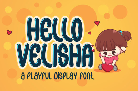 Hello Velisha: A Bold Display Font