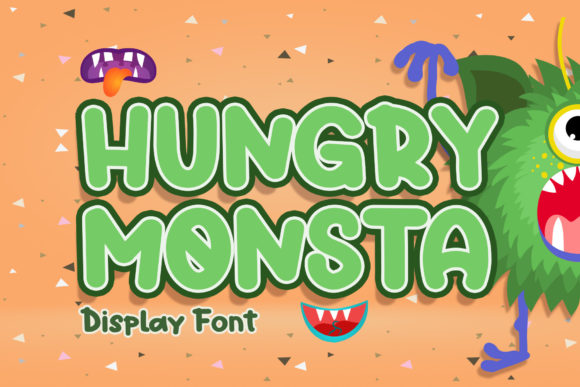 Hungry Monsta Font for Creative Marketing