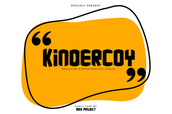 Kindercoy: A Bold Display Font
