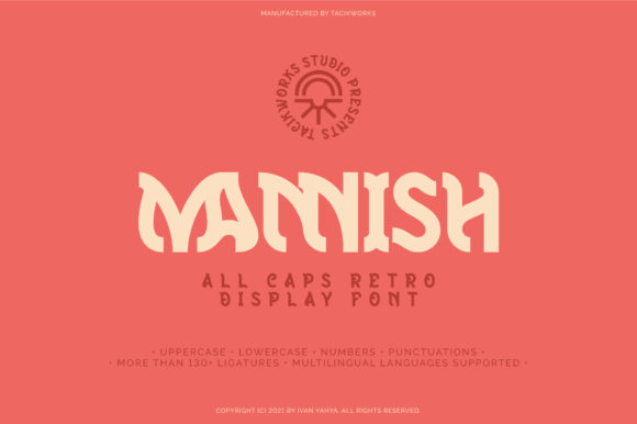 Mannish: A Bold Display Font
