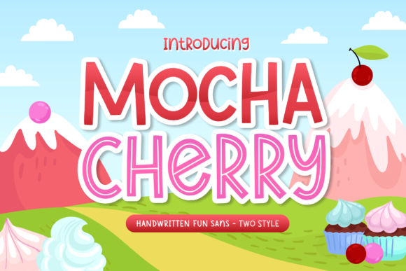 Mocha Cherry: A Sweet, Friendly Display Font for Real Branding