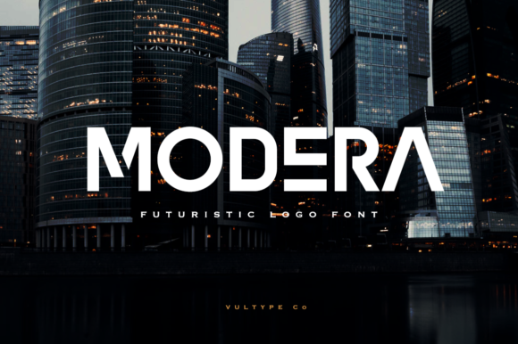 Modera: A Bold Display Font for Web Design