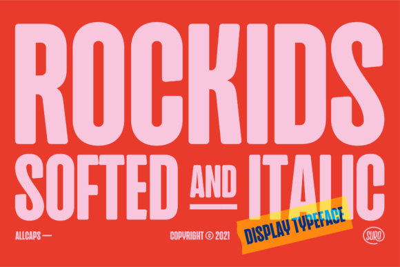 Rockids Softed: A Bold Typographic Statement