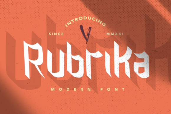 Rubrika Font: Modern Display Type