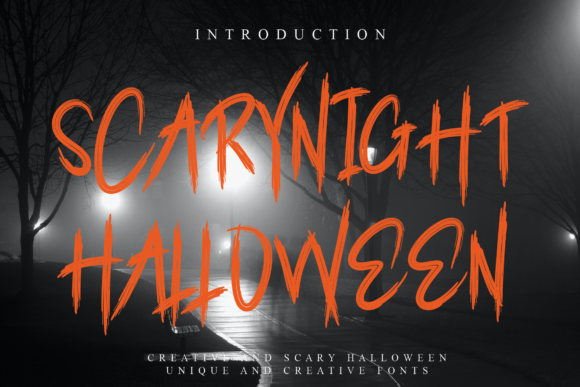 Scarynight Halloween: A Spooky Display Font That Works