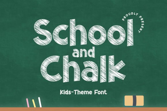 School and Chalk: A Display Font That Builds Trust and Warmth