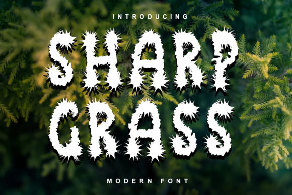 Sharp Grass: A Display Font That Adds Personality to Your Brand