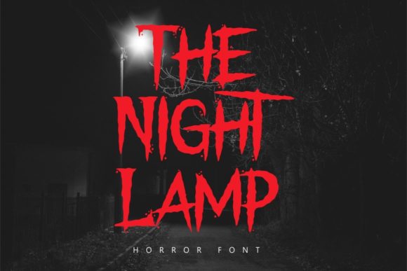 The Night Lamp: A Horror Display Font for Bold Campaigns