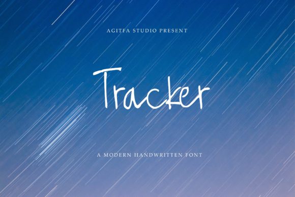 Tracker: A Cool Display Font