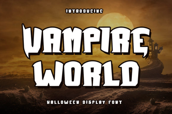 Vampire World Font for Web Design